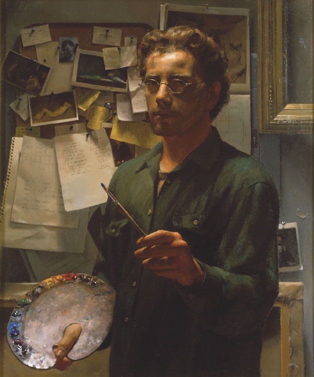 A self-portrait of the artist (JACOB COLLINS, COURTESY OF THE ARTIST)