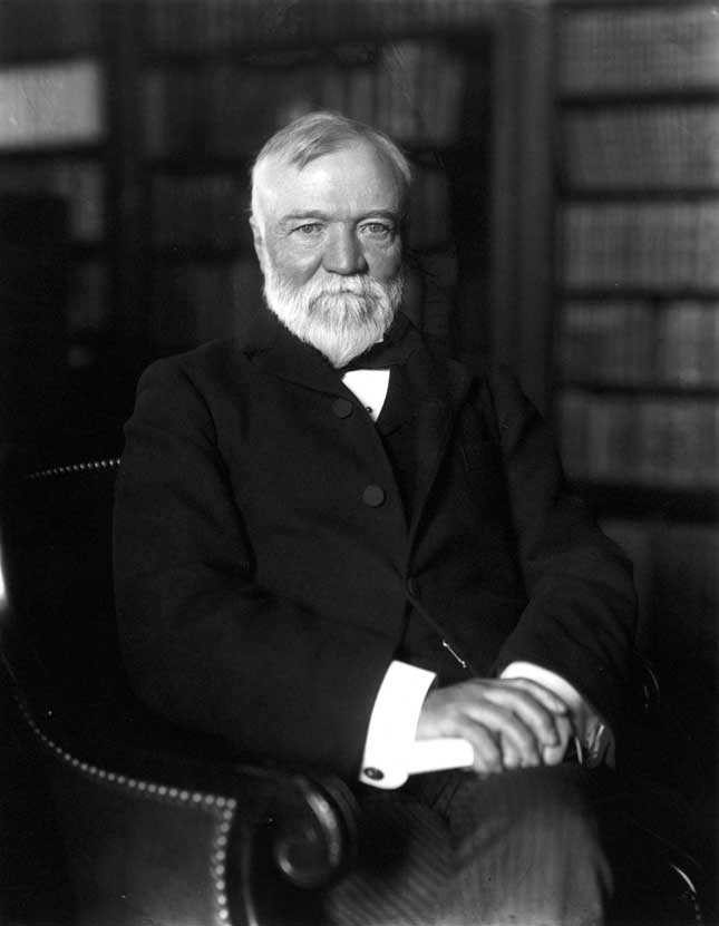 Industrialist Andrew Carnegie donated $600,000 in U.S. Steel bonds to Tuskegee Institute in 1903. (GRANGER, NYC — ALL RIGHTS RESERVED)