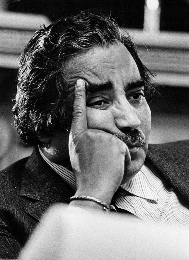 Rangel in 1983, well into his career as a fierce advocate for the war on drugs (DUANE HOWELL/THE DENVER POST/GETTY IMAGES)