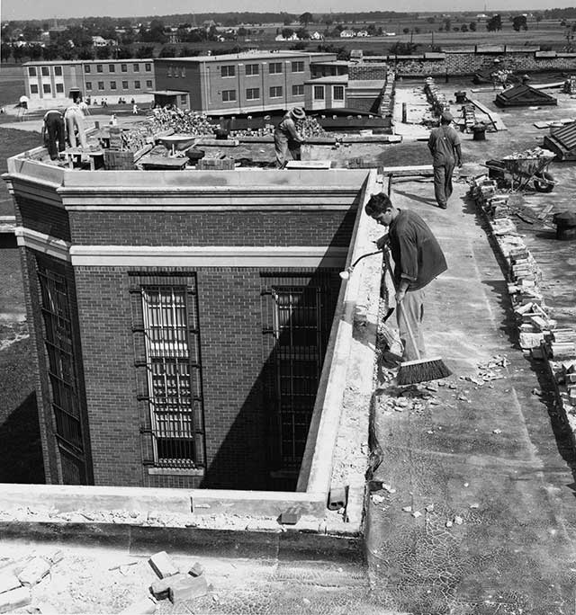 . . . including the Ohio State Reformatory in Mansfield, . . . (ALLEN COUNTY OHIO HISTORICAL SOCIETY)