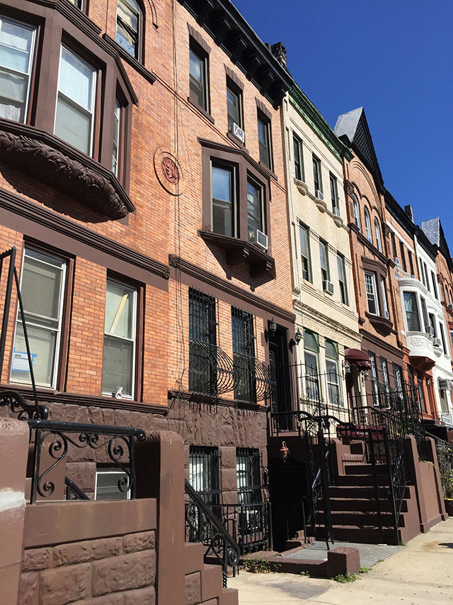 The facade of the building where Ward lived in Harlem, part of a neighborhood that has seen a major rejuvenation (PHOTO COURTESY OF THE AUTHOR)