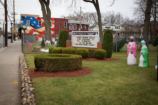  . . . where traditional values of God and country prevail. (Photo by Harvey Wang)