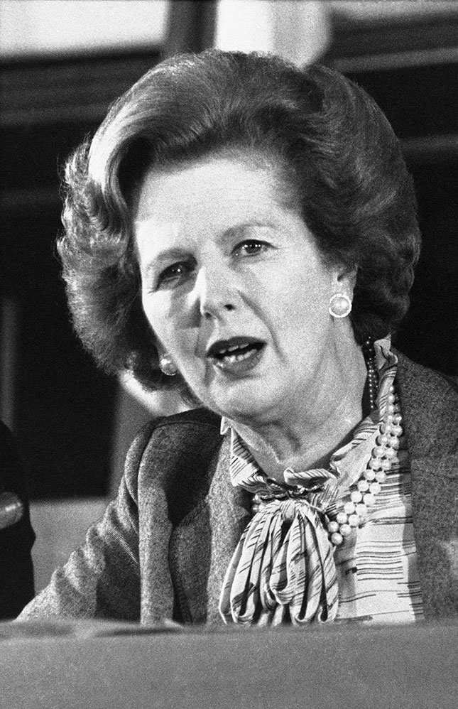 “Thatcherism” was more a temperament than the application of a systematic doctrine. (AP PHOTO)