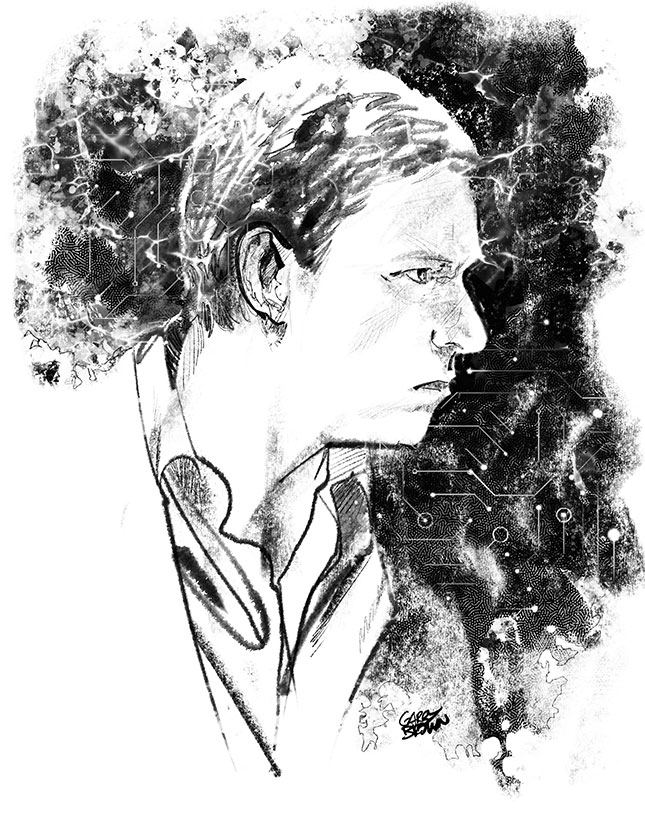 Peter Thiel (Illustration by Garry Brown)