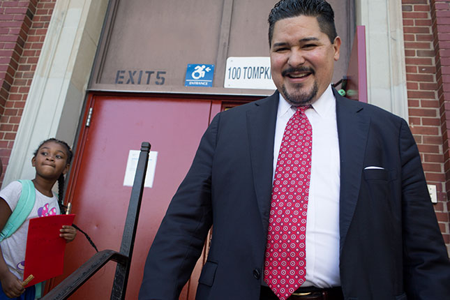 New York City schools chancellor Richard Carranza has instituted “implicit-bias” training for school employees. (ANDREW LICHTENSTEIN/CORBIS/GETTY IMAGES)