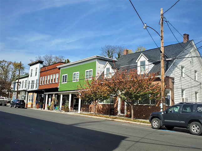 Small-town cores, often built before modern zoning became commonplace, offer a density that newer American locales can’t duplicate.