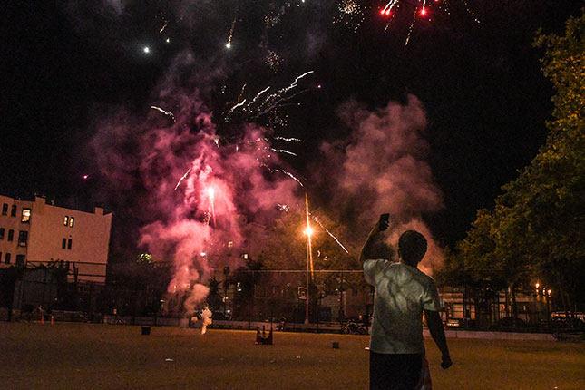 Fireworks complaints exploded from 914 in 2019 to 49,402 last year. (STEPHANIE KEITH/GETTY IMAGES)