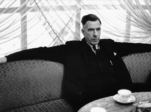 John Kenneth Galbraith at the Ritz Hotel in 1966