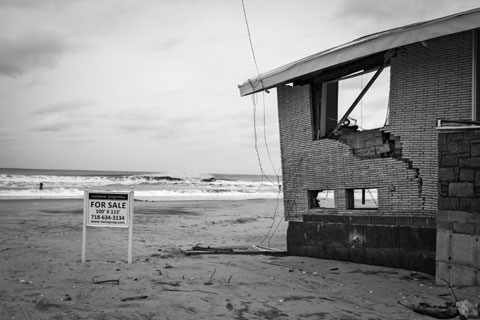 The beach at the Rockaways