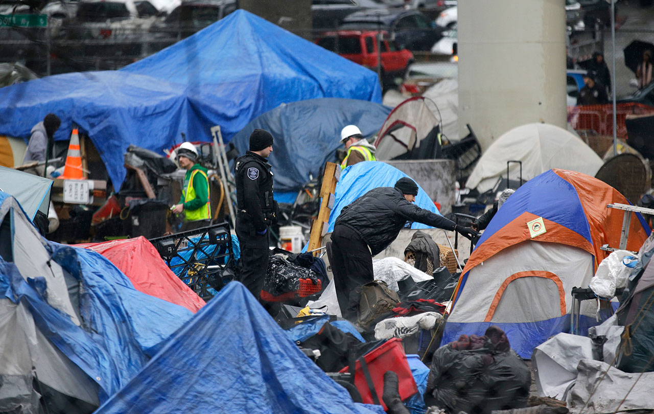 Over The Past Five Years Seattle Has Seen An Explosion Of Homelessness   Seattle Homeless Encampment 