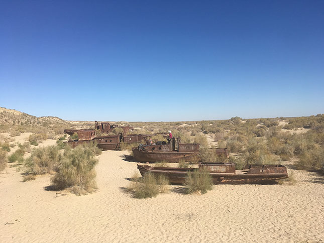 Uzbekistan Aral Sea (Photo Courtesy of the Author)