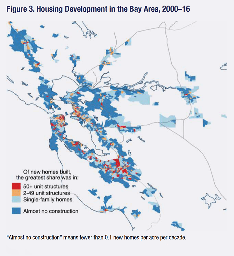 San Jose, Bay Area, California, housing units