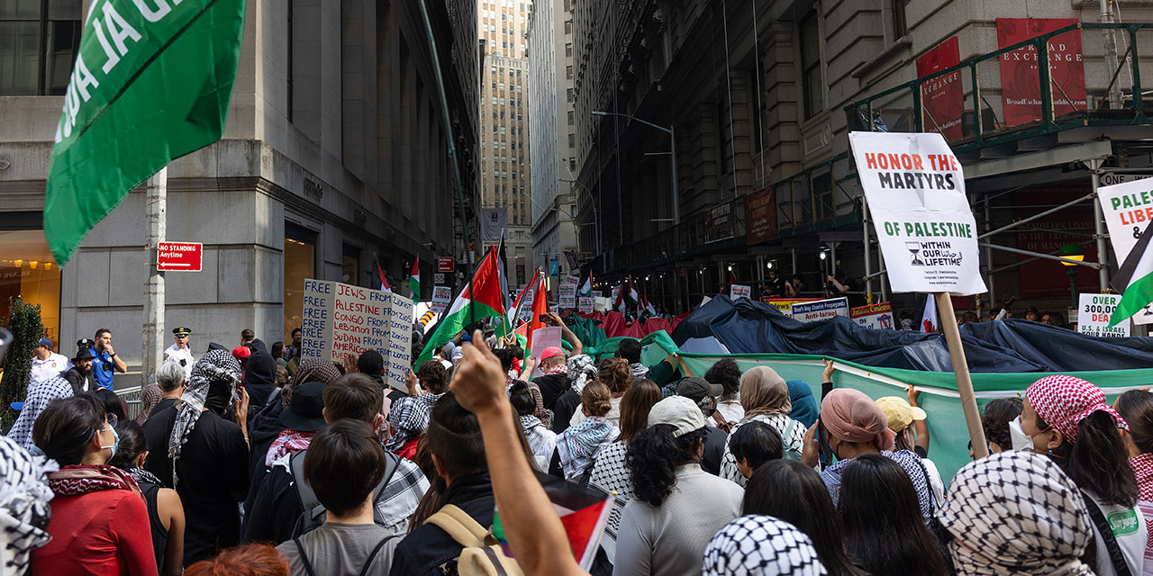 This Pro-Palestine Group Is Defacing New York